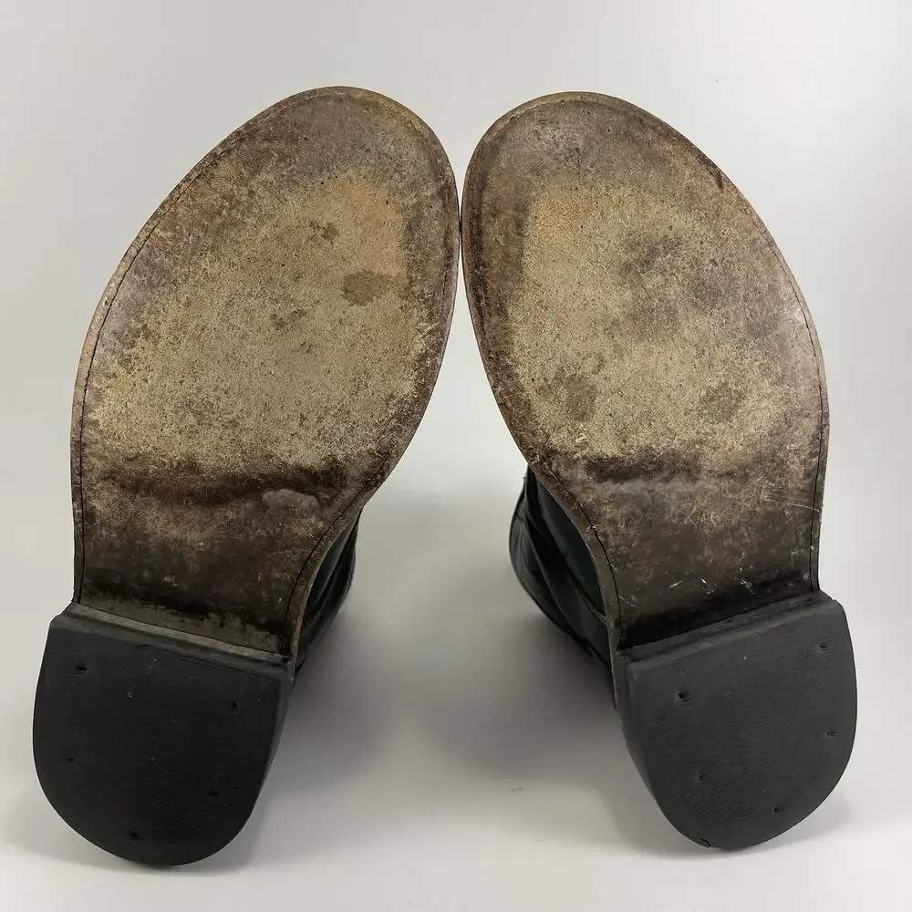 Harley-Davidson worn up black