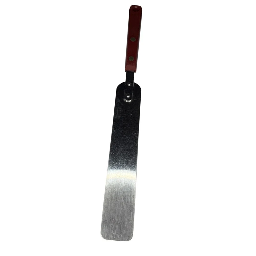 ERCO Forge USA Stainless Steel Spatula Turner Wood Handle Kitchen Utensil