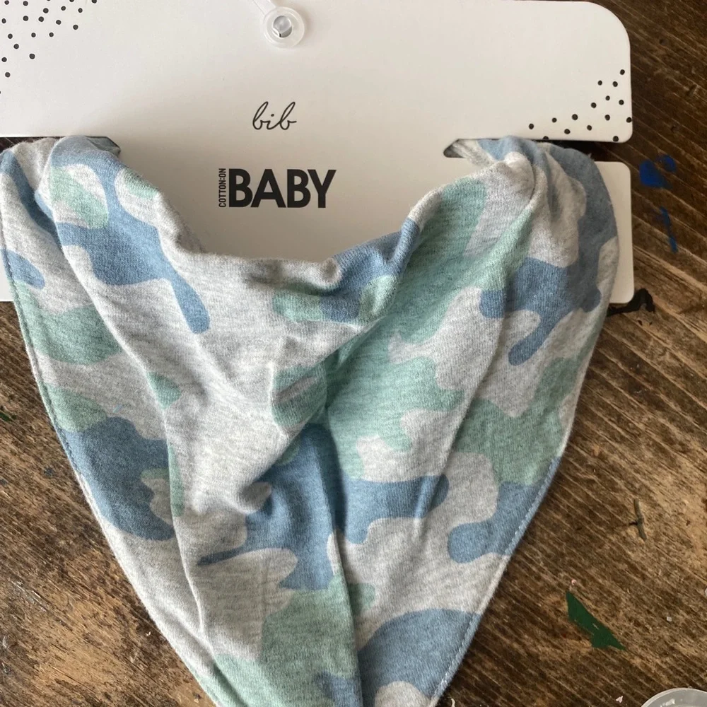🆕TRIO of COTTON ON Bandana BIBS - unisex👶🏻👶🏻