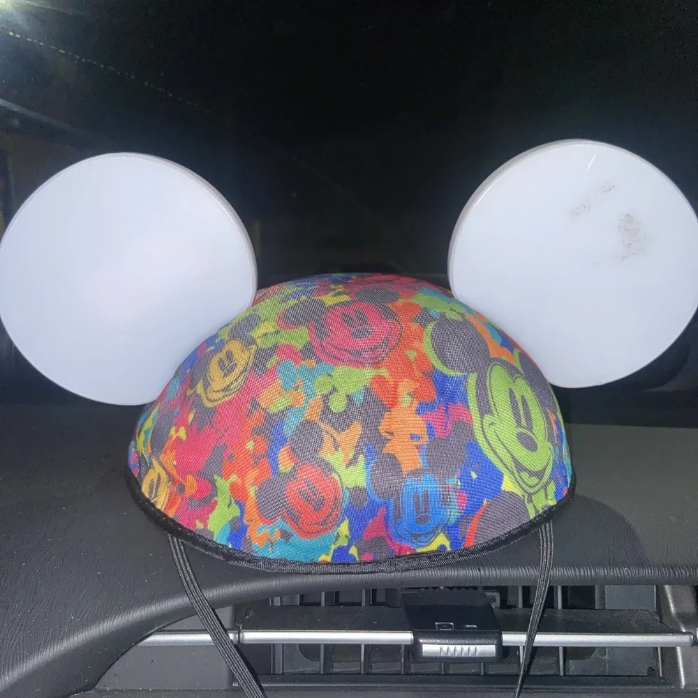 Mickey Mouse Light Up Ears Disney Parks, Tested.. Rare