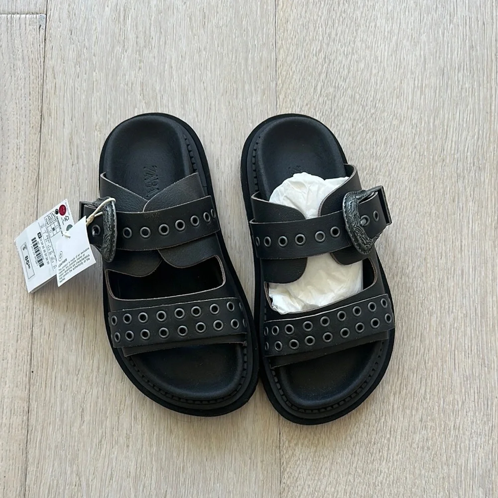 Zara new leather