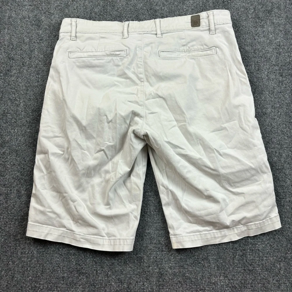 ADRIANO GOLDSCHMIED AG Men’s Khaki Flat front Shorts Size: 32R