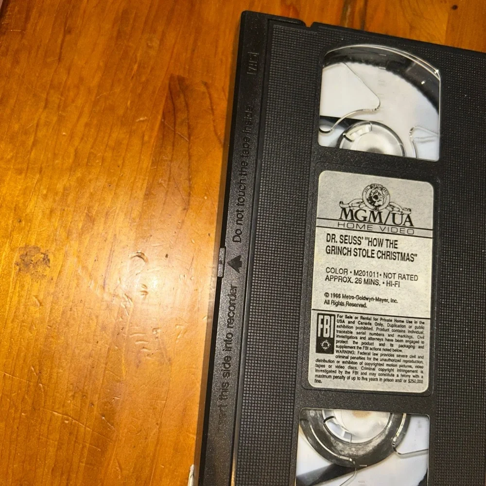 How the Grinch Stole Christmas VHS