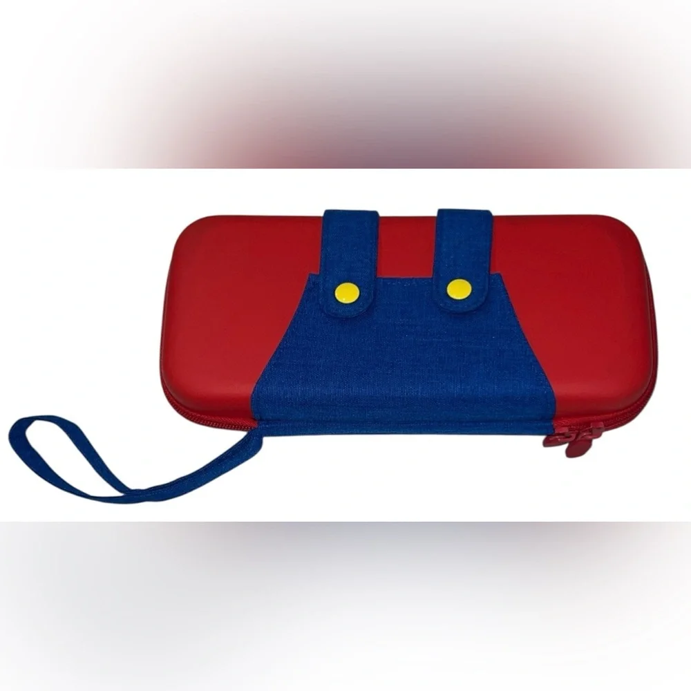 🤩 Mario Red & Blue Case for Nintendo Switch / OLED - Carrying Case - Travel Case