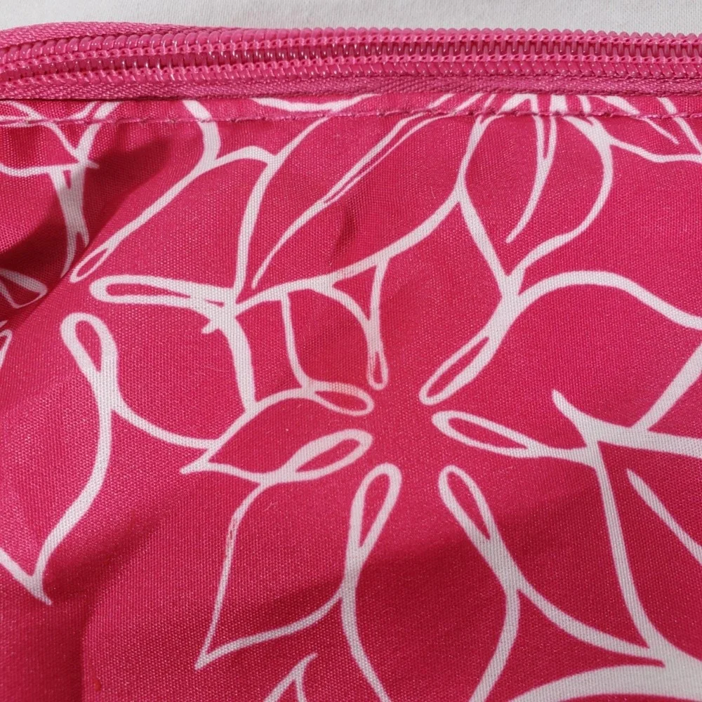 Nieman Marcus Vintage Floral Pink & White Summer Beach Tote Purse Bag