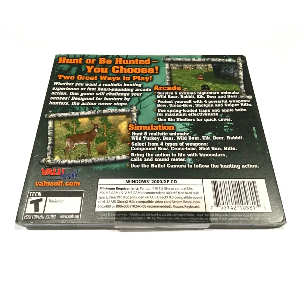 Hunt or Be Hunted (PC CD-ROM, 2006) Brand New, Factory Sealed!
