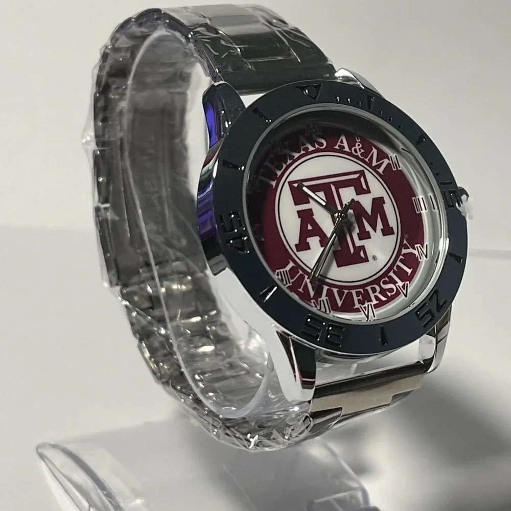 Texas A&M Aggies NCAA Stainless-Steel Watch NEW