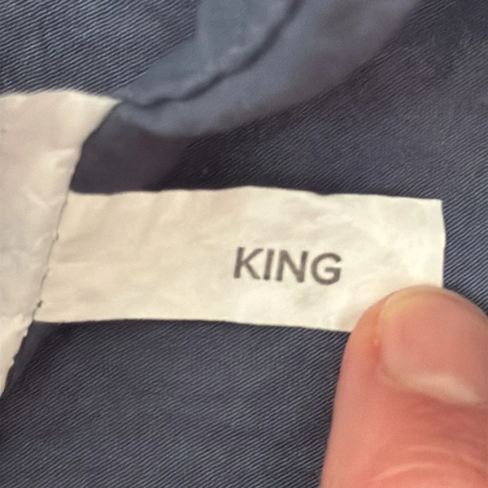 SINGLE UGG King Blue Pillow Sham