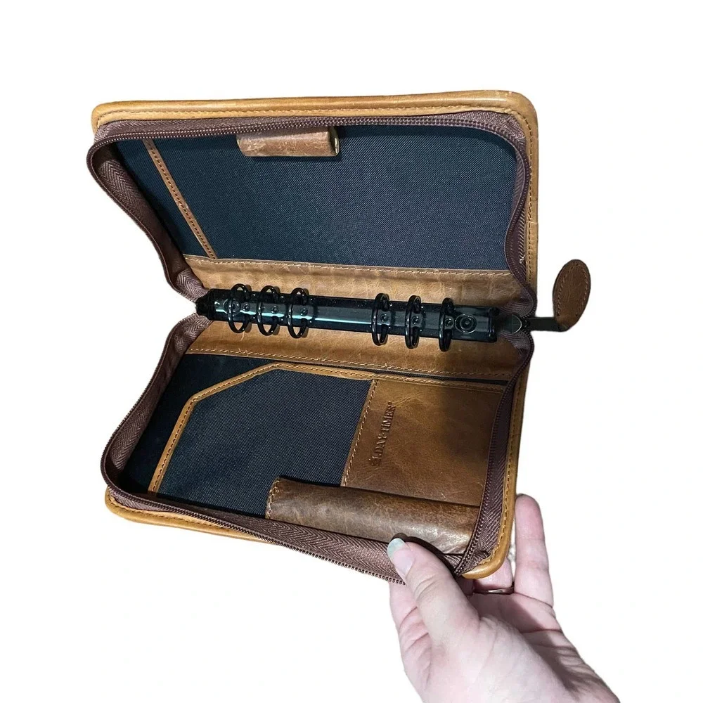 Brown Leather Binder