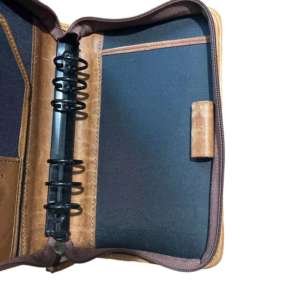 Brown Leather Binder