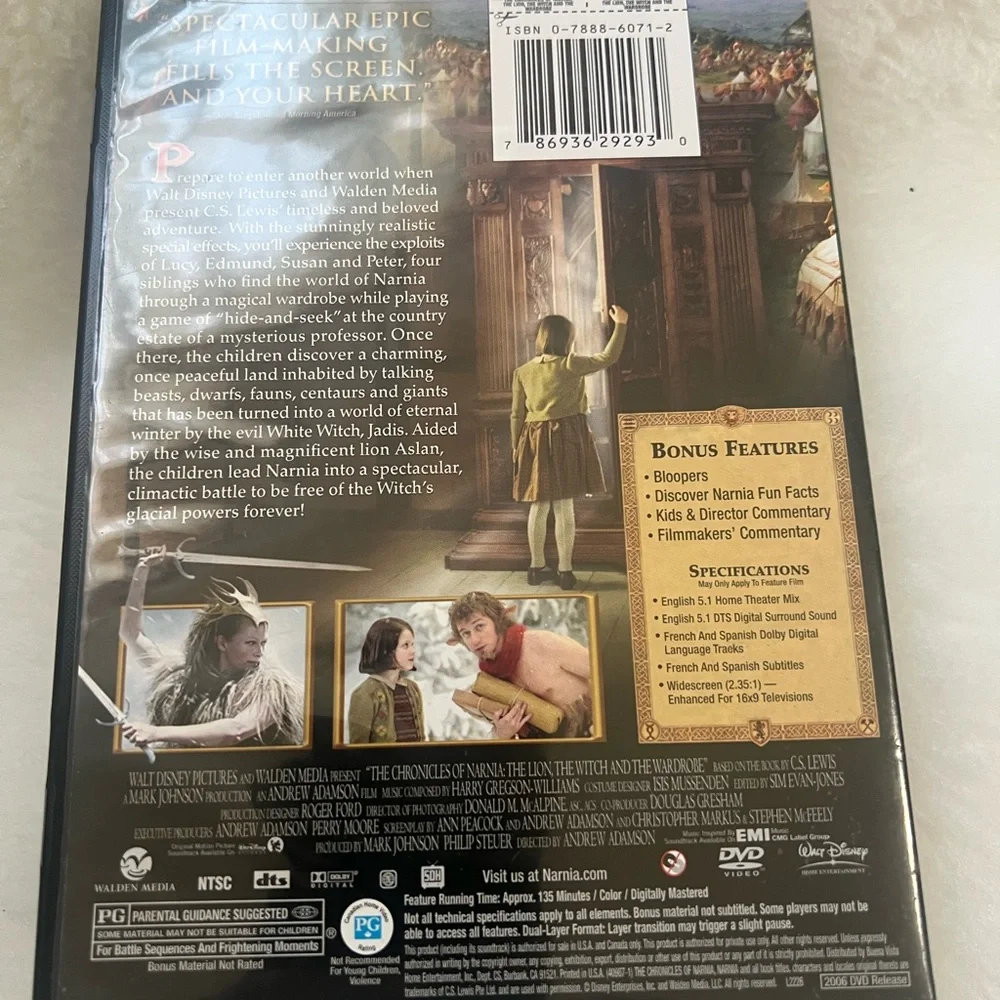 Disney's The Chronicles of Narnia DVD - Epic Adventure
