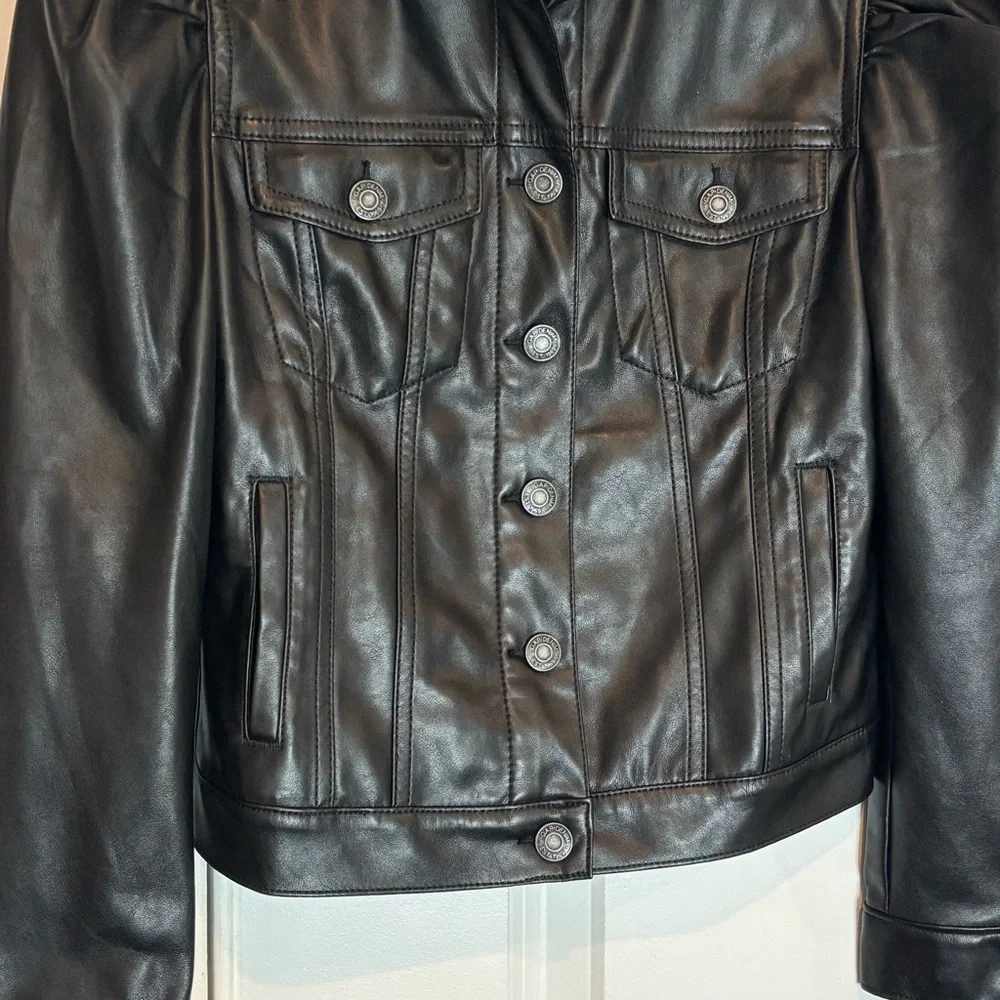 GAP black faux
