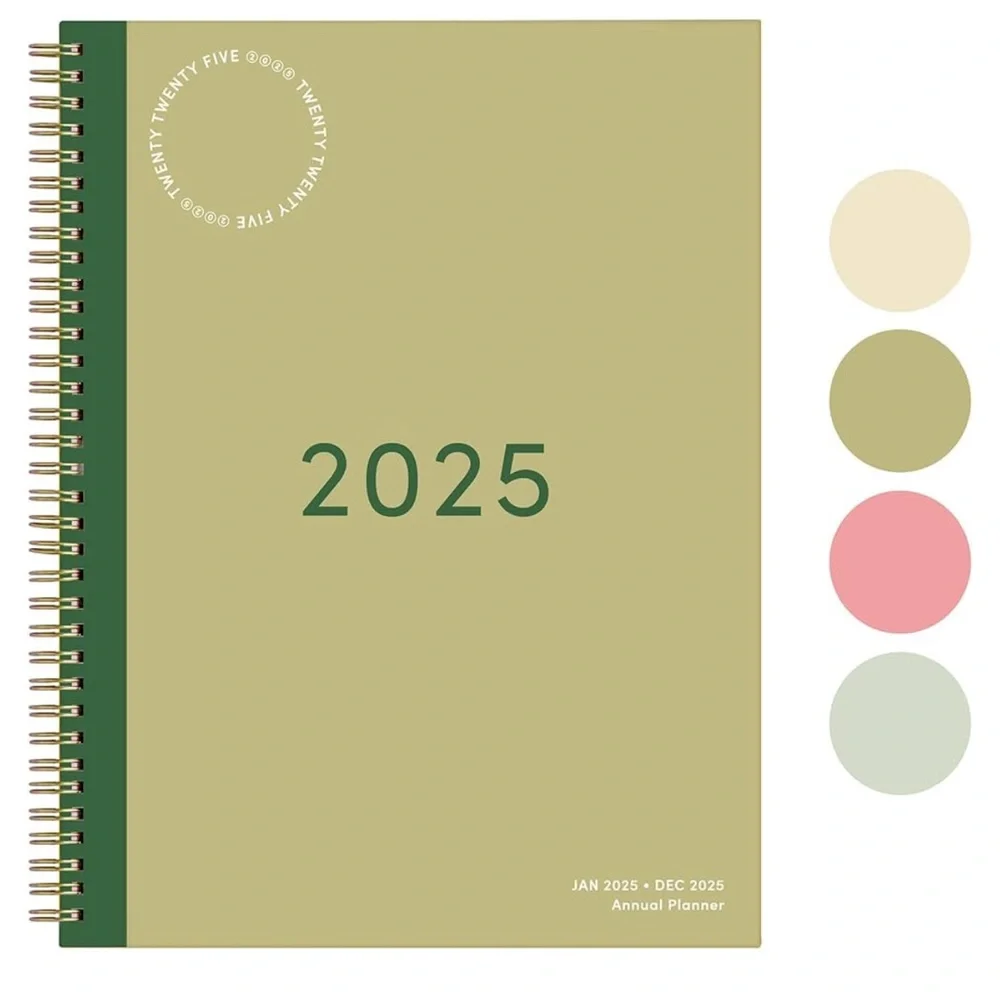 Green and Beige 2025 Annual Planner