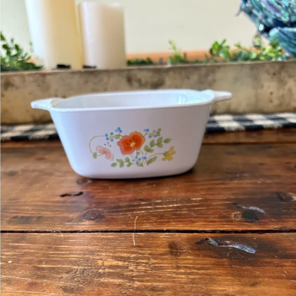 Corning Ware Wild Flower P-43-B Casserole 2-3/4 Cup