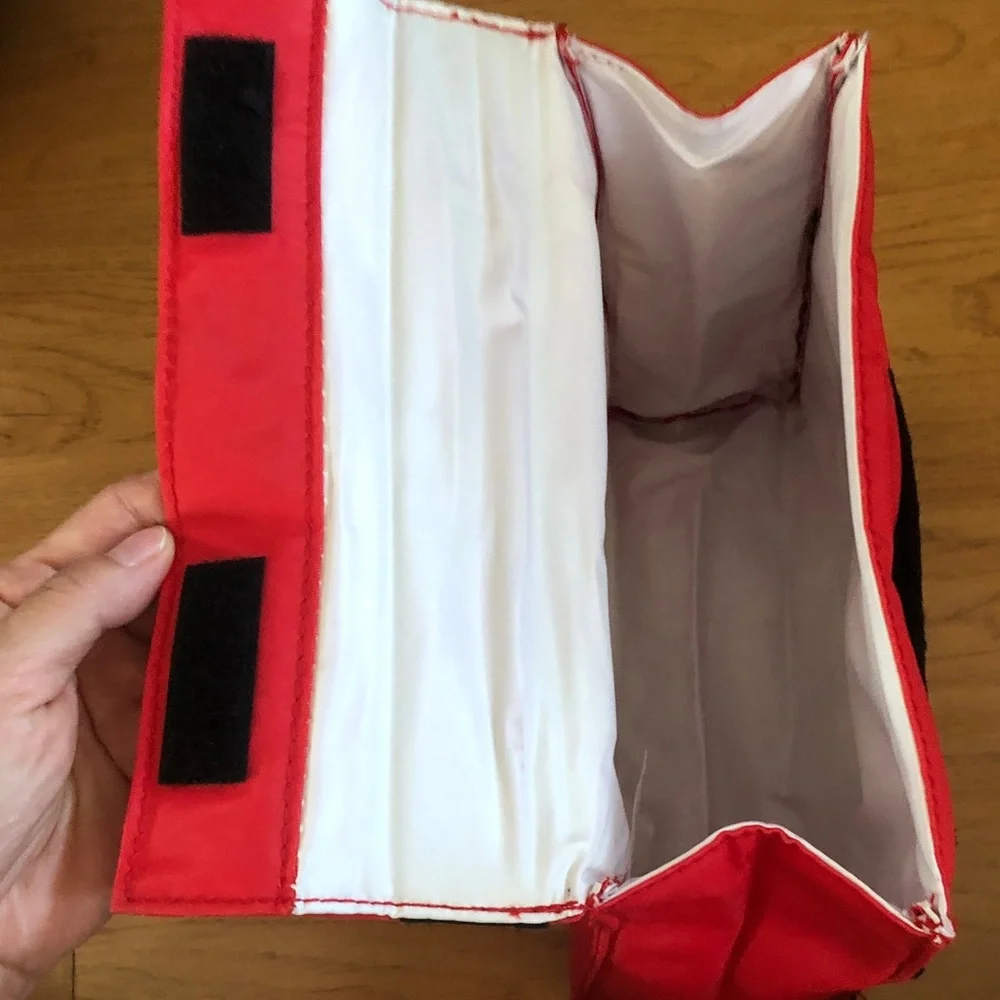 Coleman Red and Black insulated Lunch Tote
