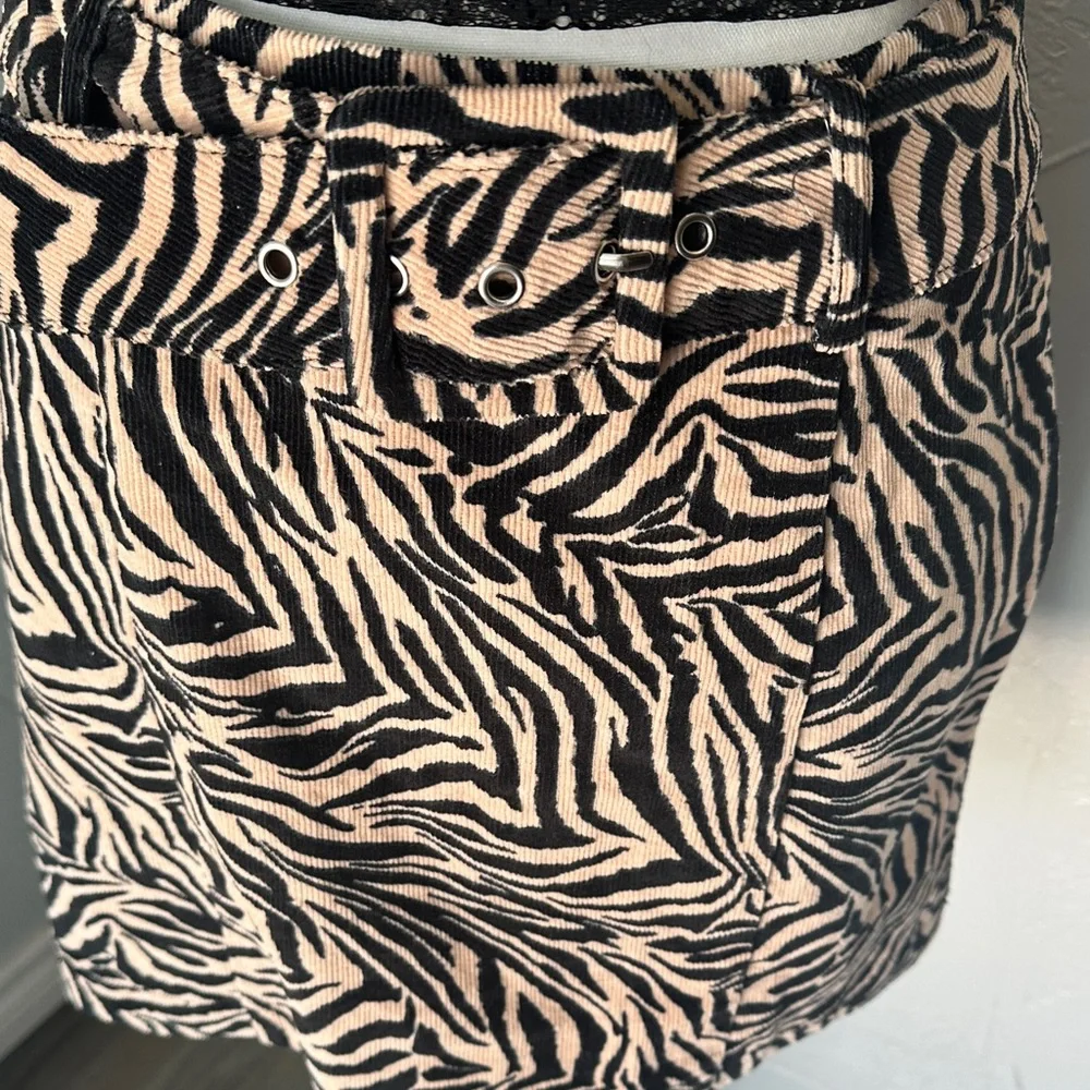 Zebra Print Pencil Skirt