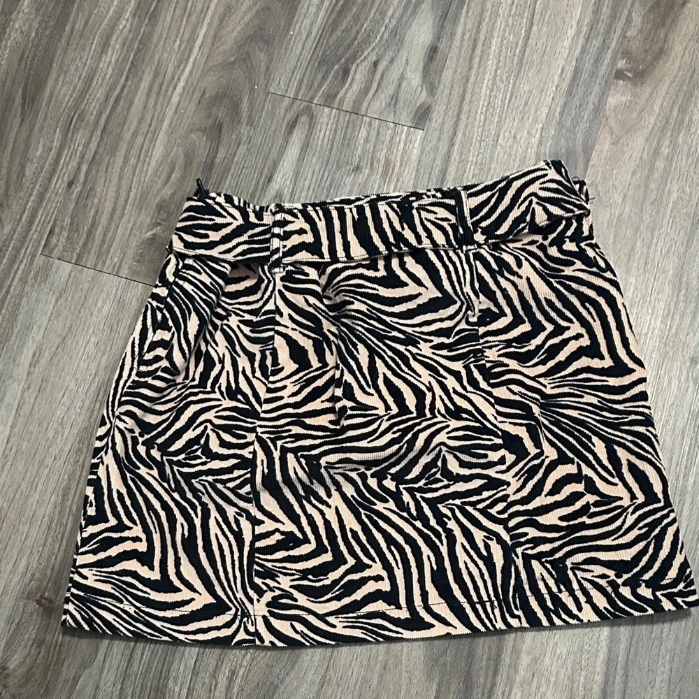 Zebra Print Pencil Skirt