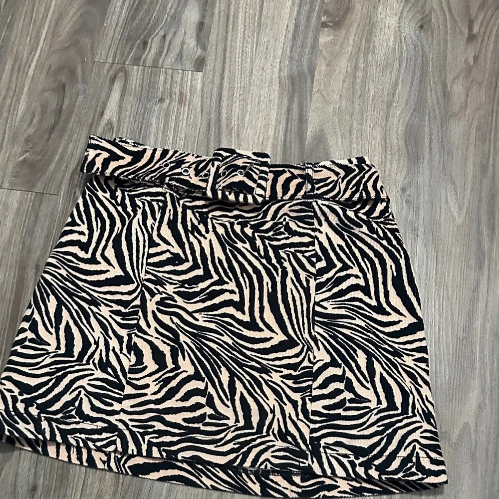 Zebra Print Pencil Skirt