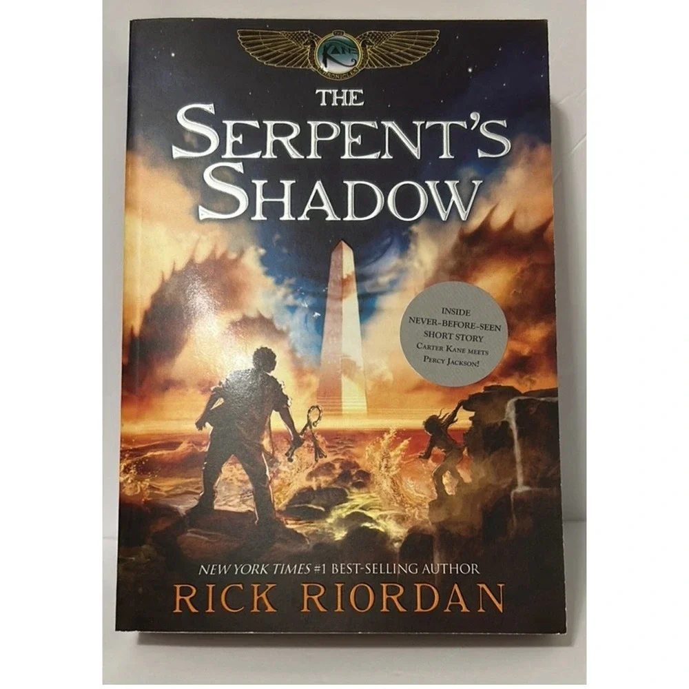 Book Three the Serpent's Shadow by Rick Riordan (2013, Trade Paperback)