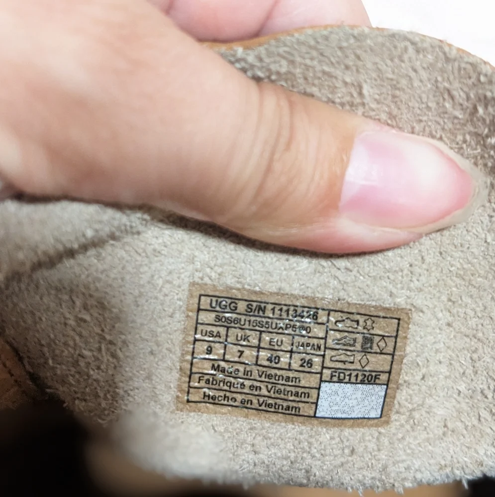 UGG leopard calf