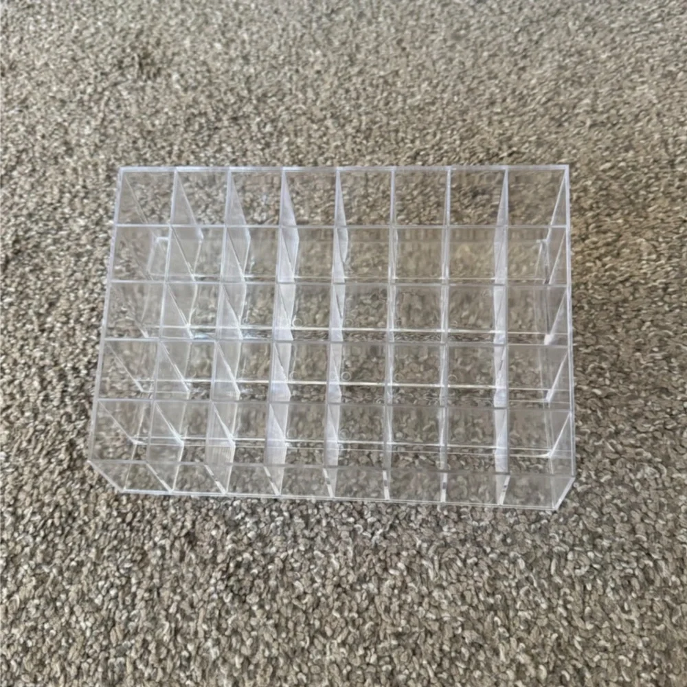 acrylic 40-slot lipstick holder