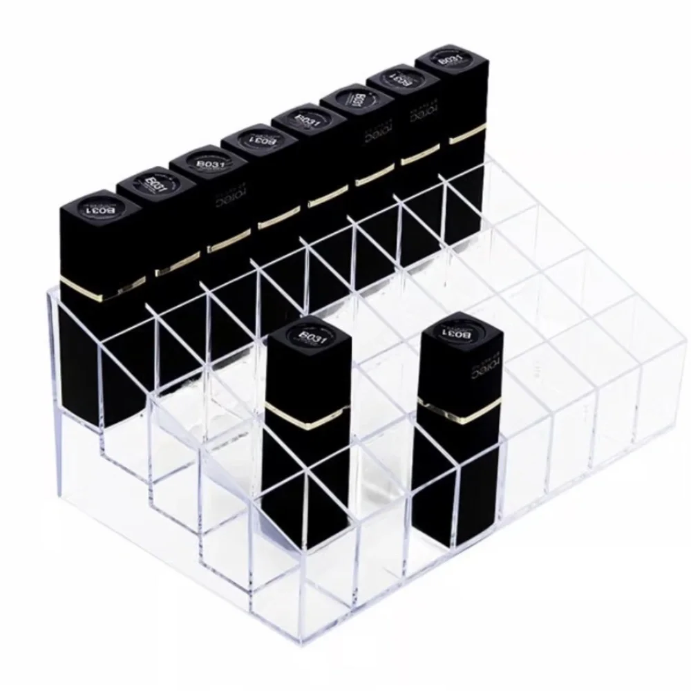 acrylic 40-slot lipstick holder