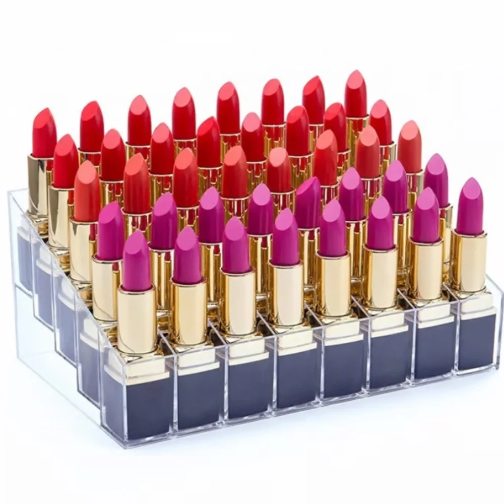 acrylic 40-slot lipstick holder