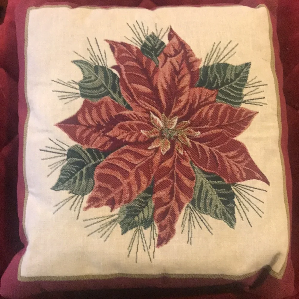 none poinsettia square