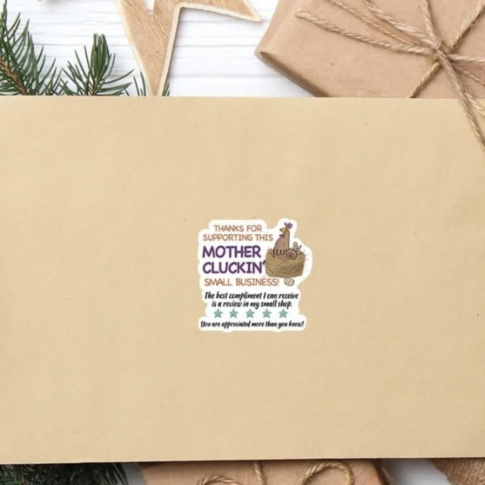 Thank You For Supporting My Small Business Chicken Stickers