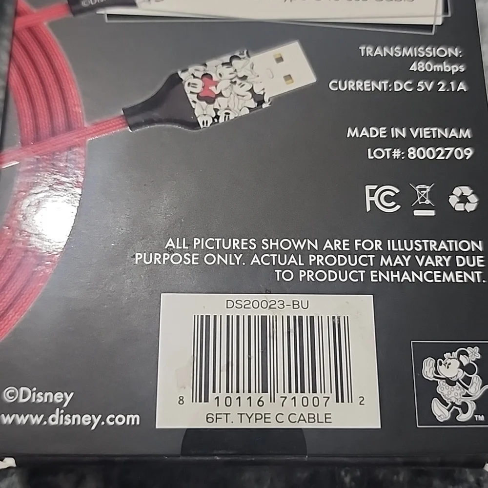 Disney type usb