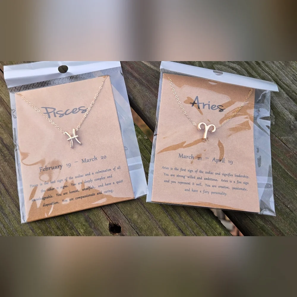 Zodiac Pendant Necklace