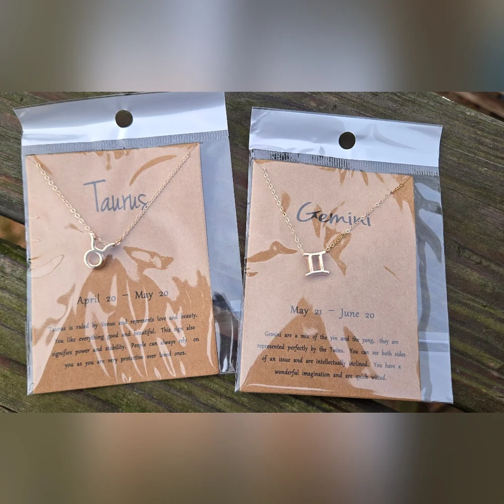 Zodiac Pendant Necklace