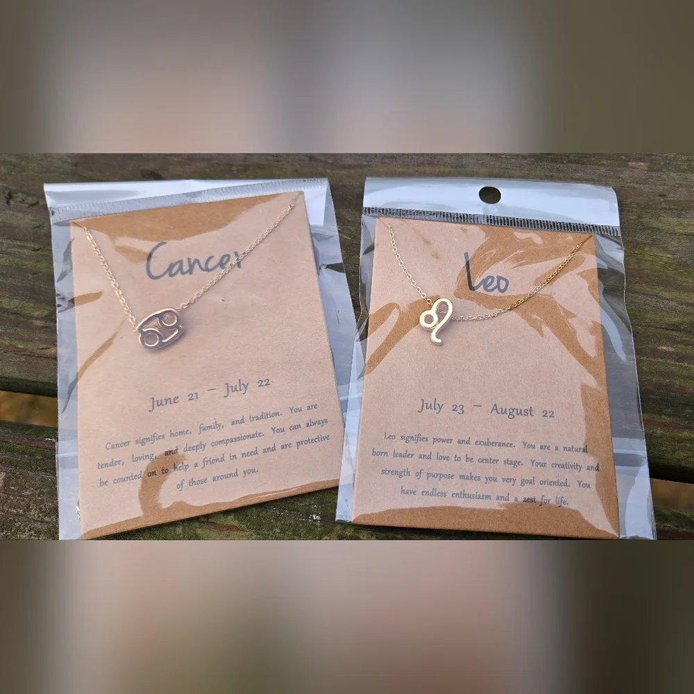 Zodiac Pendant Necklace
