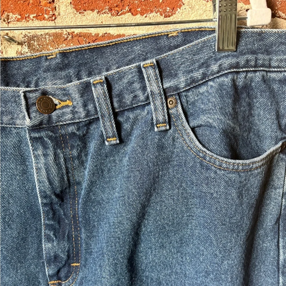 Wrangler dark wash relaxed fit jeans