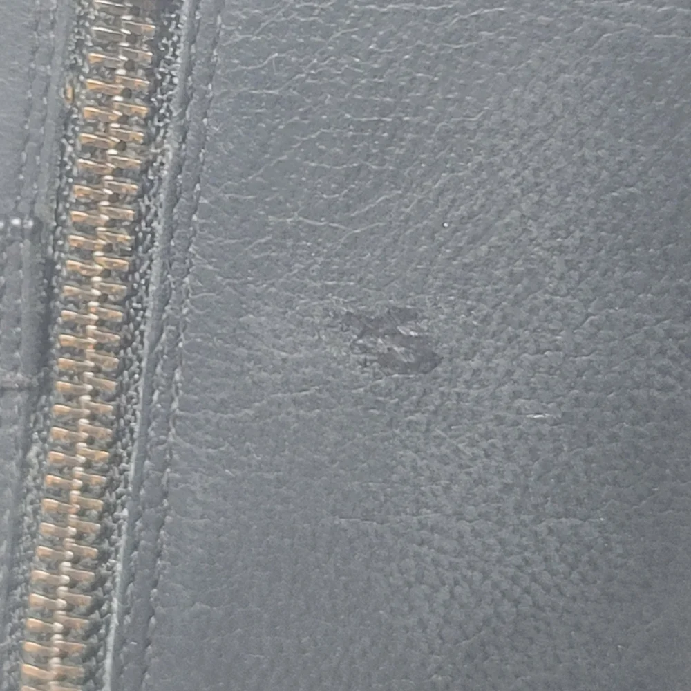 COLE HAAN Black Leather Riding Knee Boots