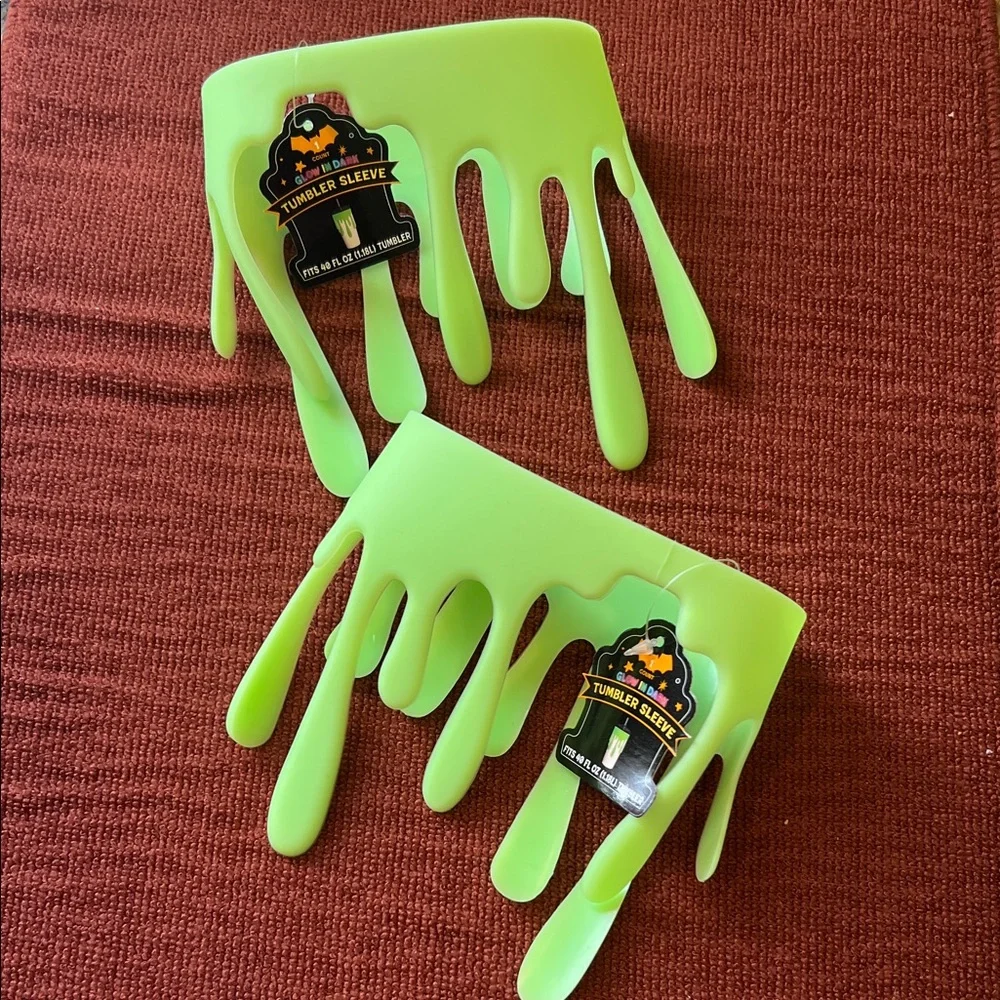 Target bullseye halloween 2025 glow in the dark slime tumbler sleeve