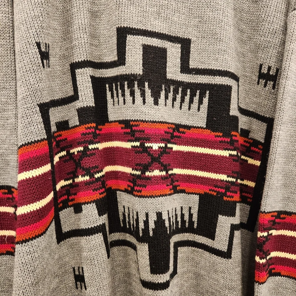 J.B. Buck Casuals Vintage Aztec Southwestern Print XL