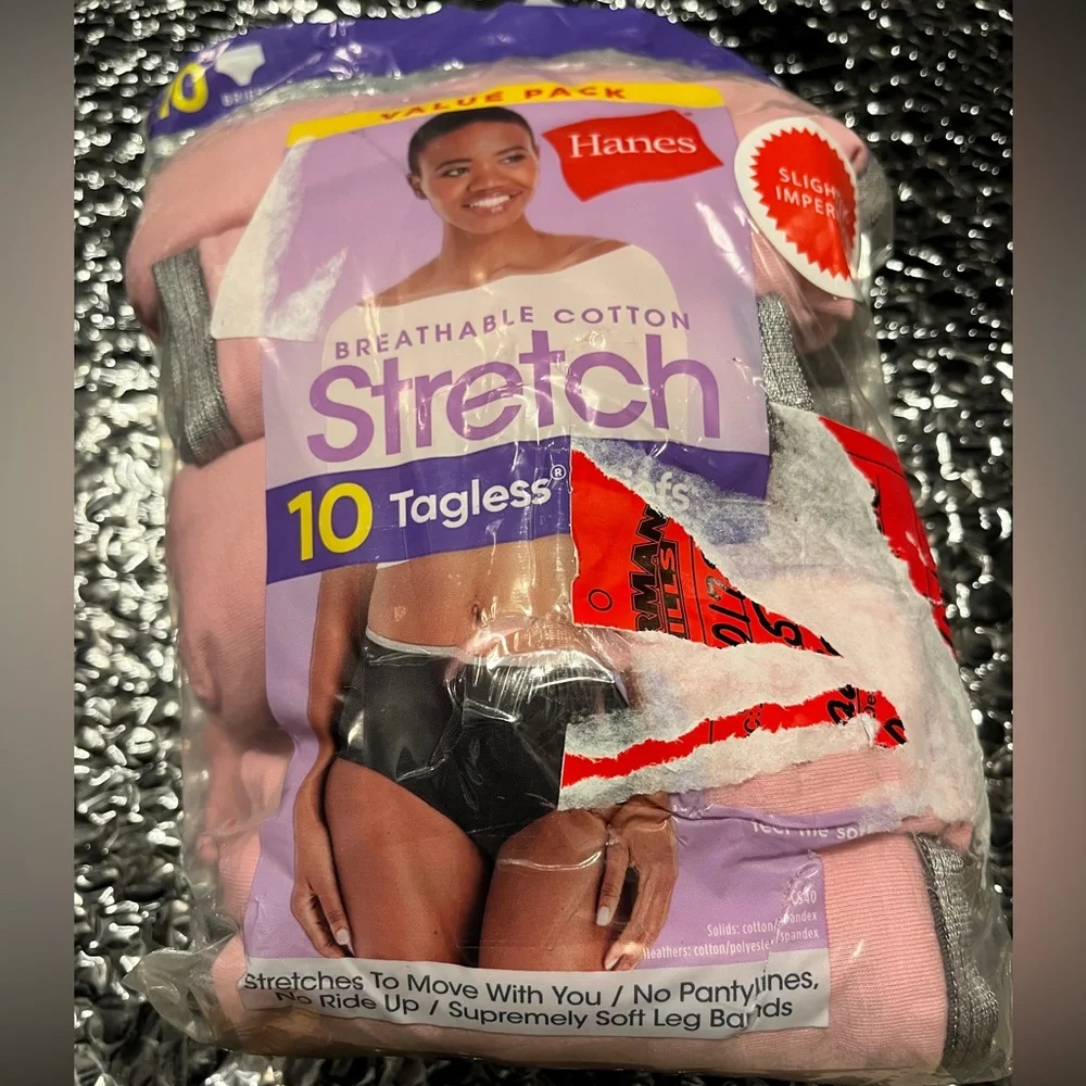 Hanes Men's Stretch Cotton Briefs - Soft Pink