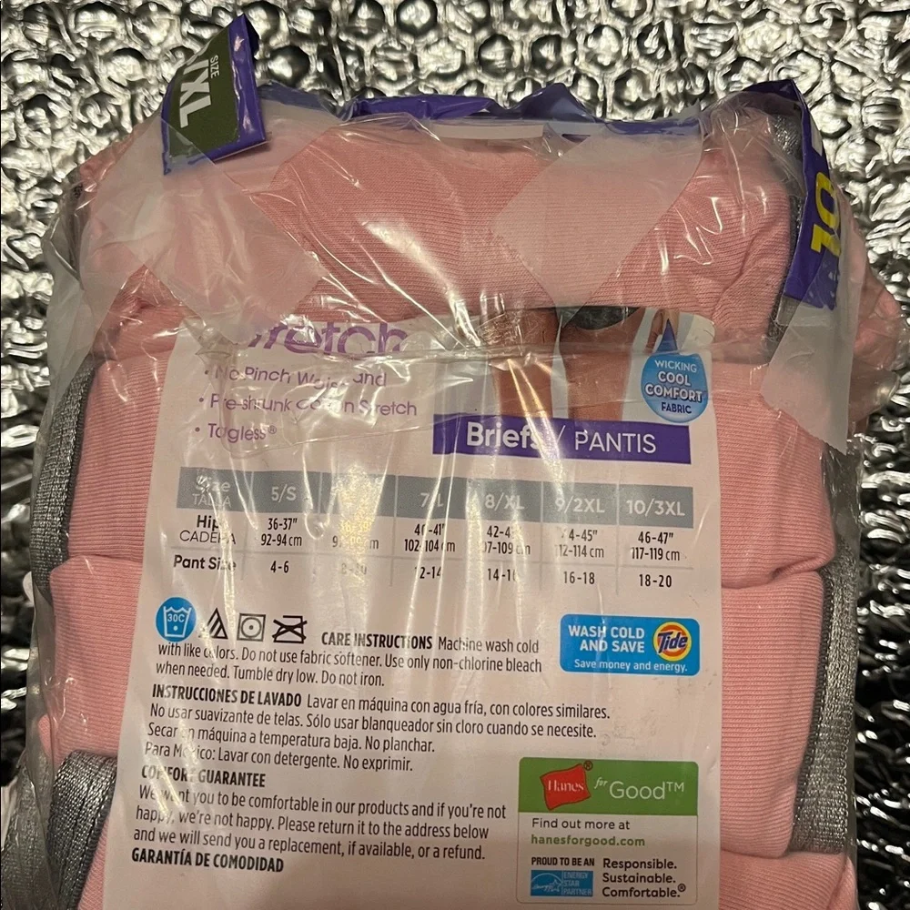 Hanes Men's Stretch Cotton Briefs - Soft Pink