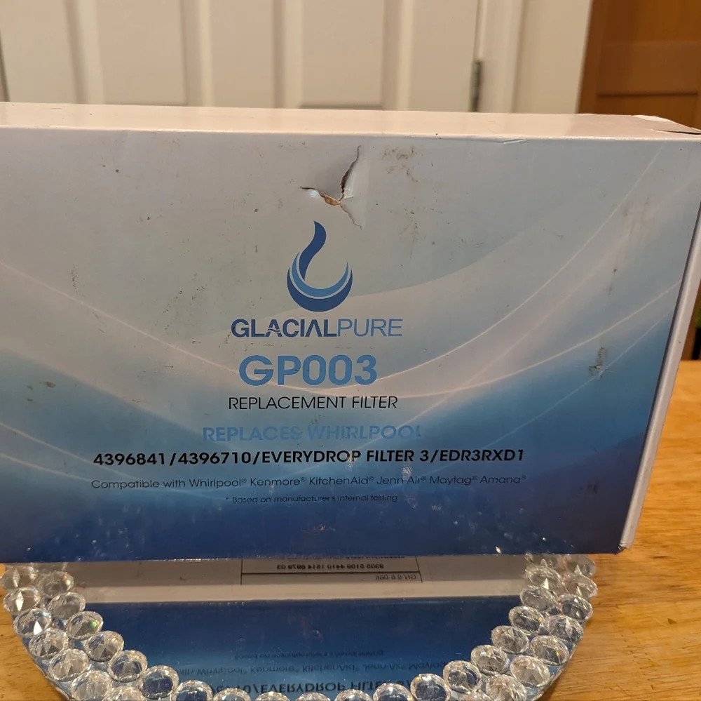 Glacial Pure Replacement Water Filter for Refrigerator NIB