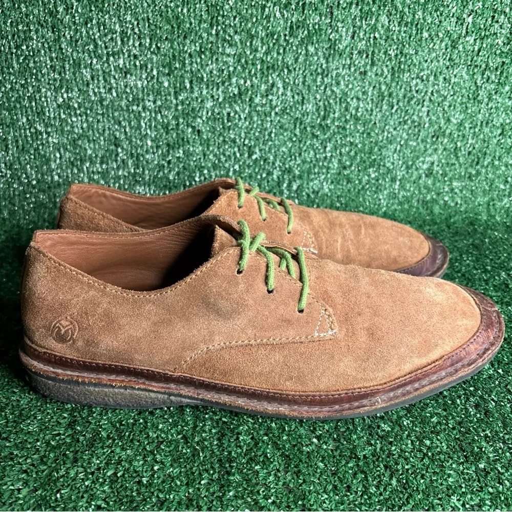 Ocean Minded Mens 9.5 Brown Hemp Suede Hobo Low Top Chukka Beach Shoes