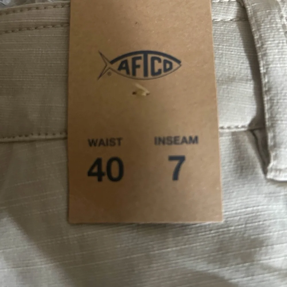 AFTCO • Tan Cargo Fishing Shorts