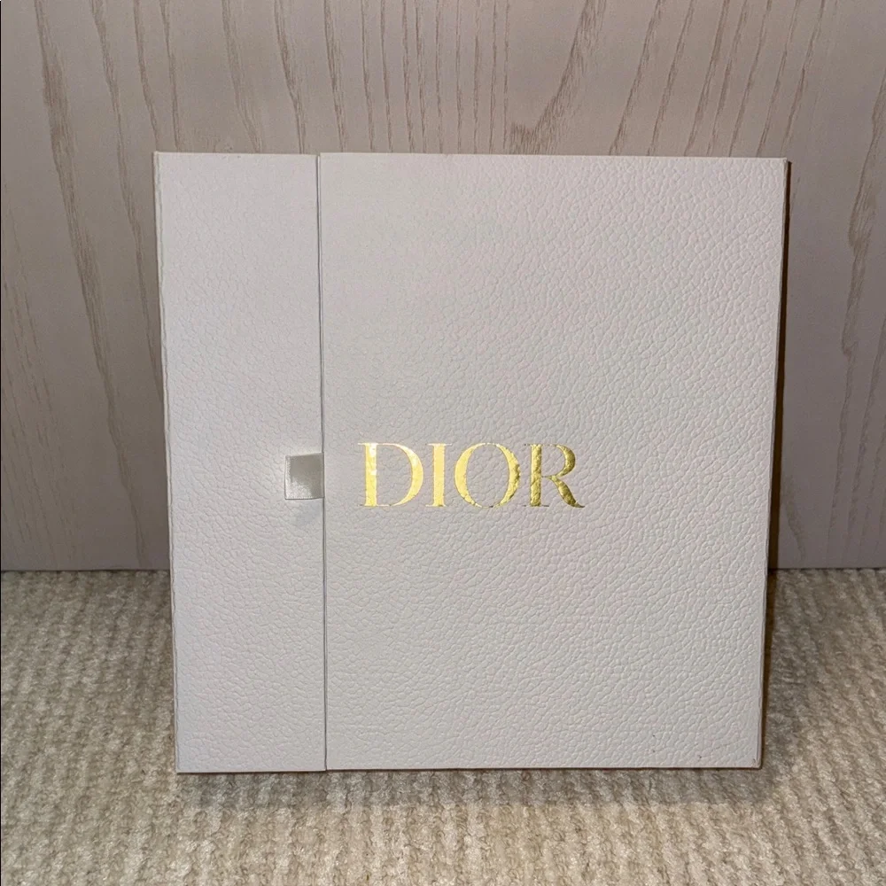 Dior Luxurious White Box with Gold Logo