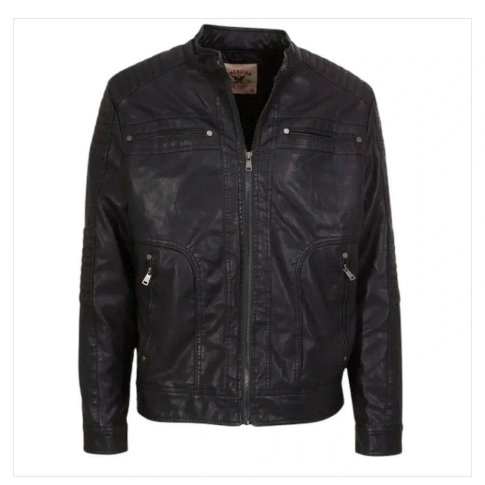AMERICAN CULTURE faux leather jacket