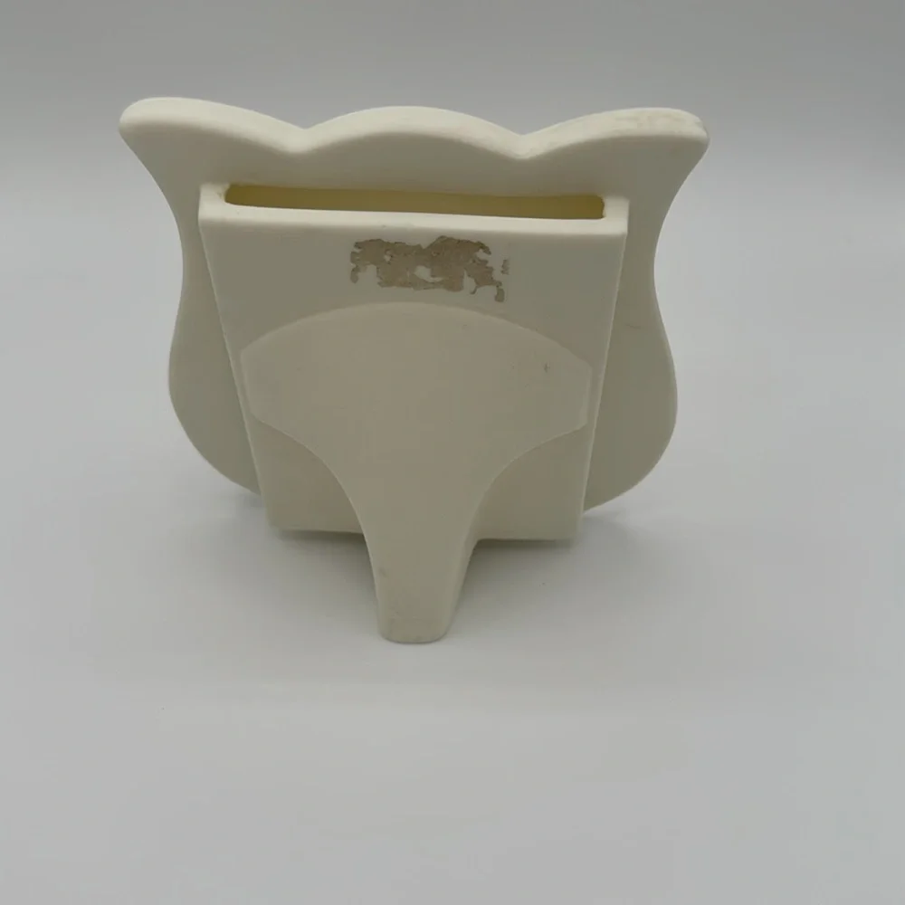Jamestown Bisque Porcelain Tea Rose Photo Frame