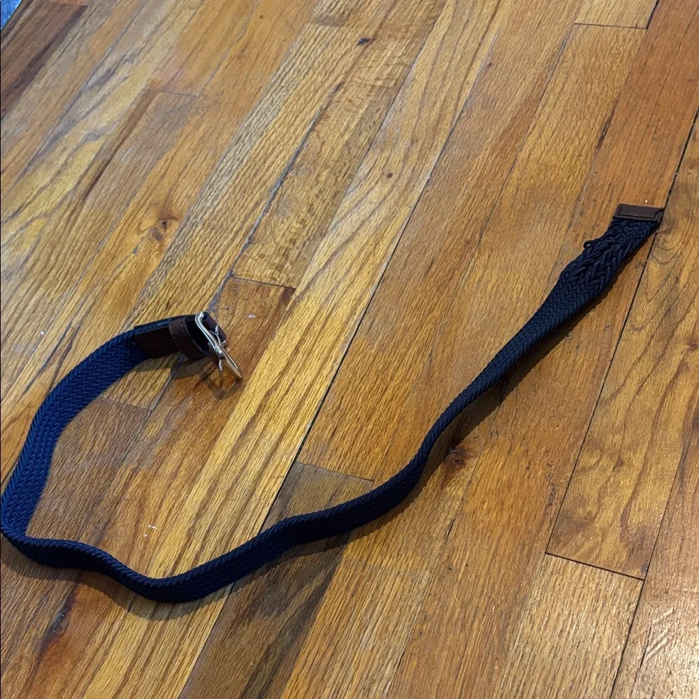 Black Braided Belt