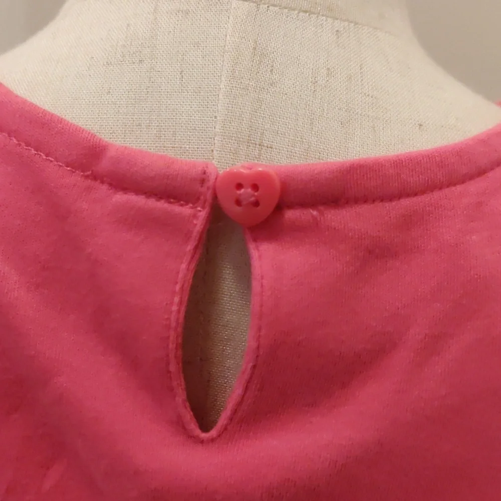 Gymboree Vibrant Pink Cotton Dress Long Sleeve Sz 8