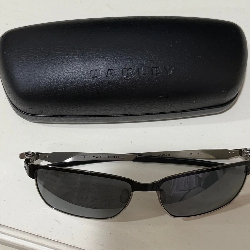 Oakley tinfoil sunglasses