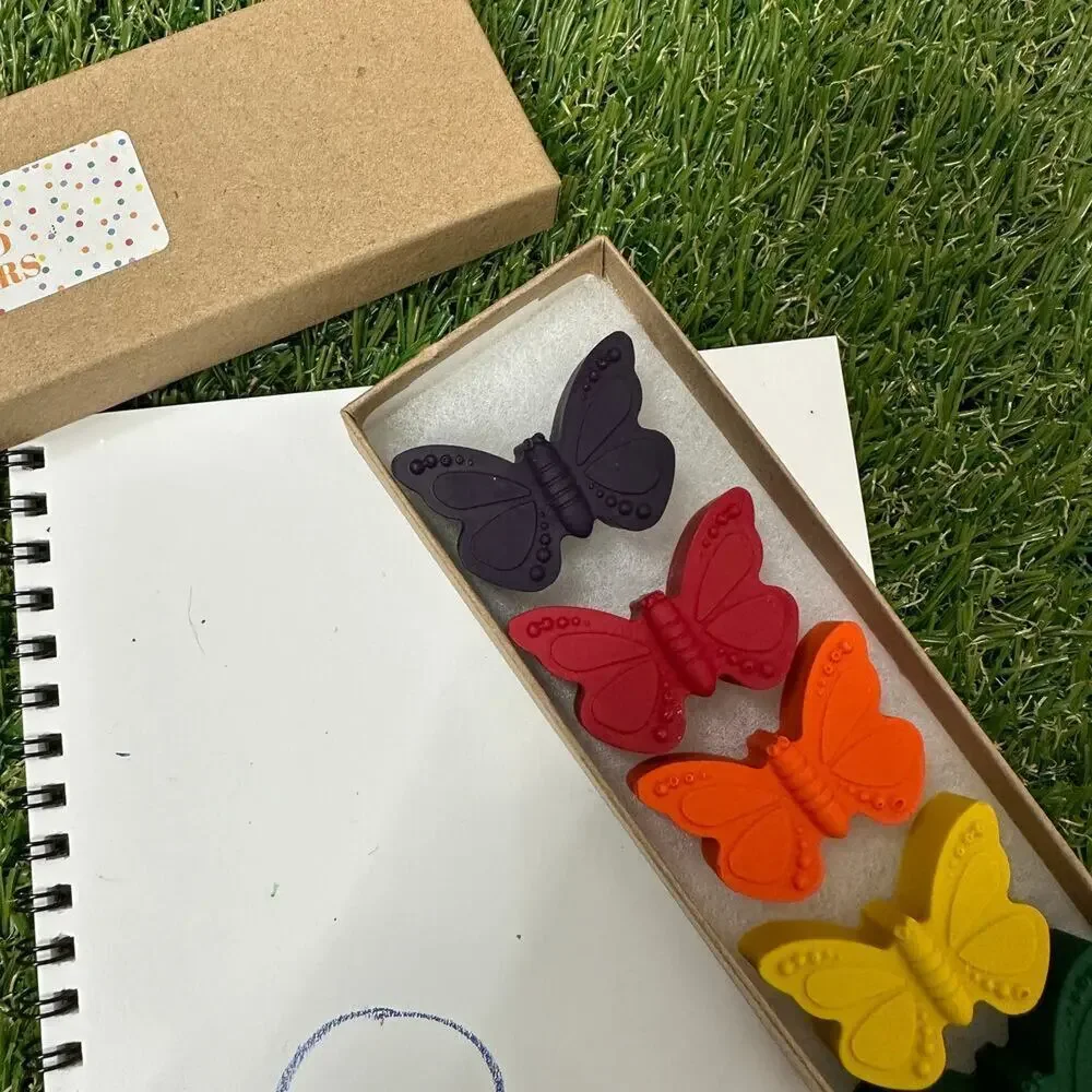 All Good Colors butterfly crayons