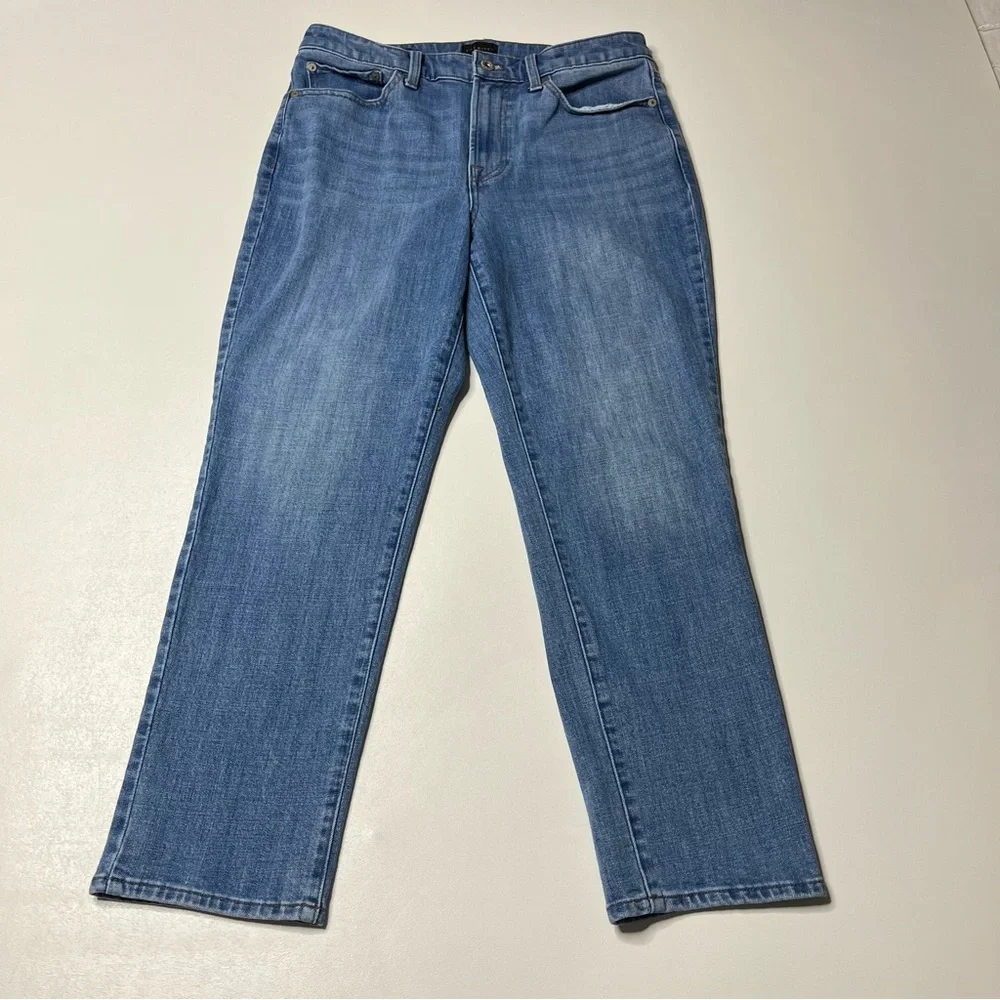 Talbots Modern Ankle Jeans Womens Size 8 Medium Wash